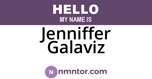 Jenniffer Galaviz