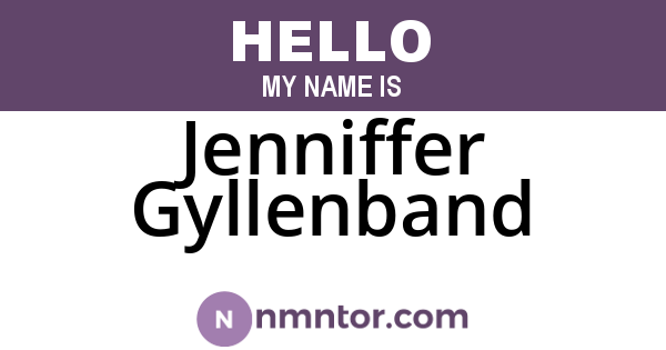Jenniffer Gyllenband