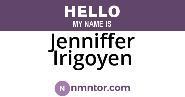 Jenniffer Irigoyen