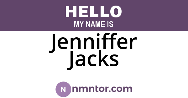 Jenniffer Jacks