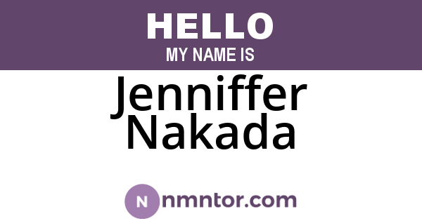 Jenniffer Nakada