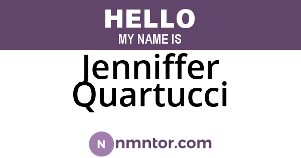 Jenniffer Quartucci