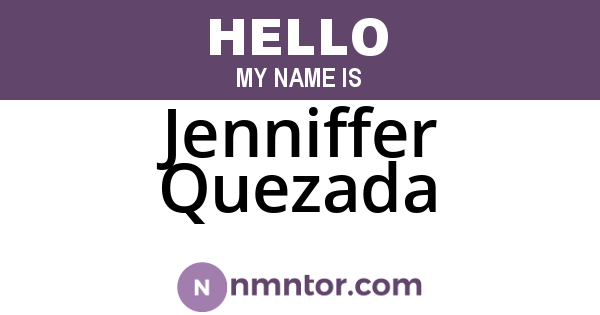 Jenniffer Quezada
