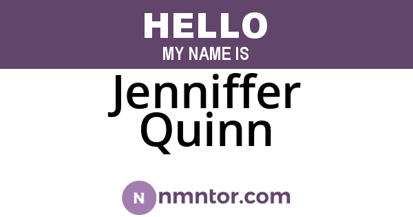 Jenniffer Quinn