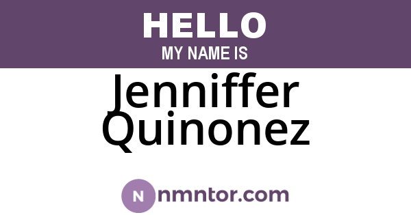 Jenniffer Quinonez