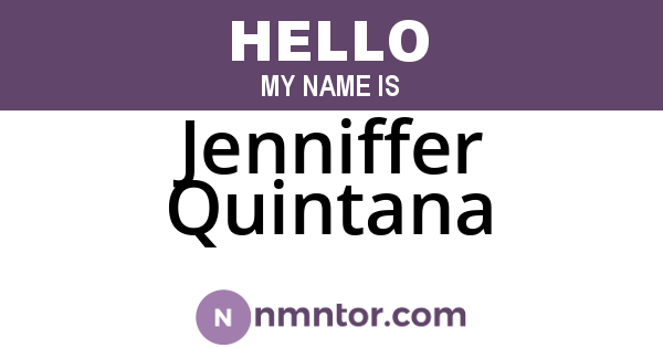 Jenniffer Quintana