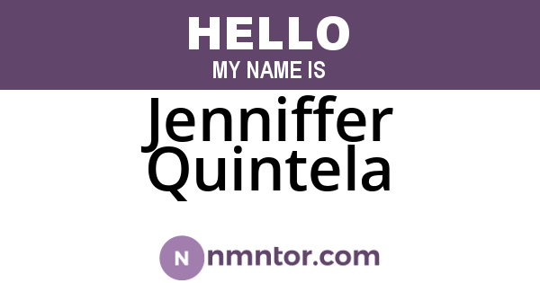 Jenniffer Quintela