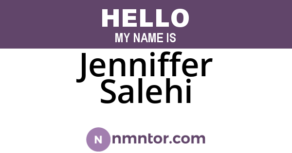 Jenniffer Salehi