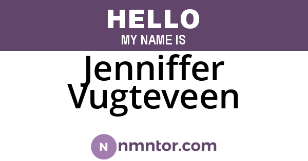 Jenniffer Vugteveen