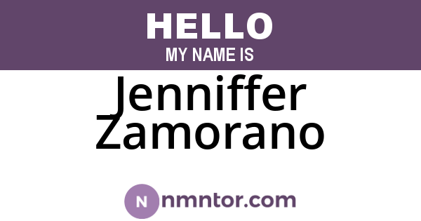 Jenniffer Zamorano