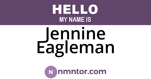 Jennine Eagleman