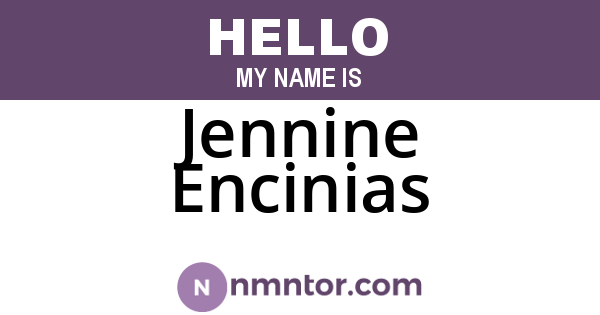 Jennine Encinias