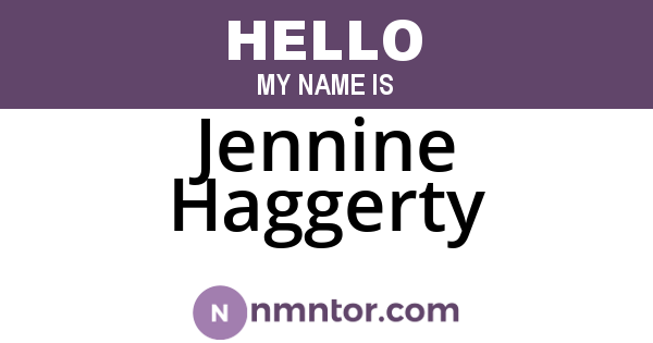 Jennine Haggerty