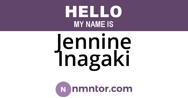 Jennine Inagaki