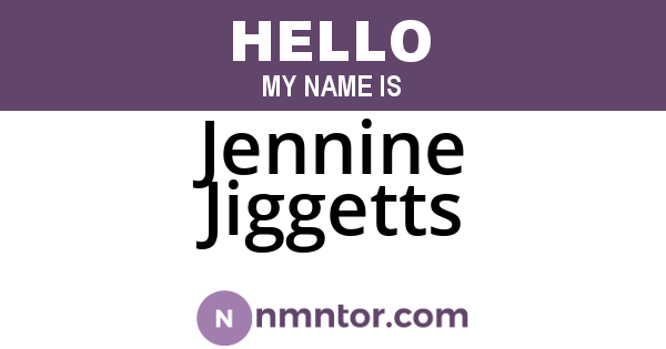 Jennine Jiggetts