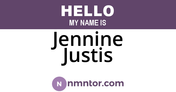 Jennine Justis