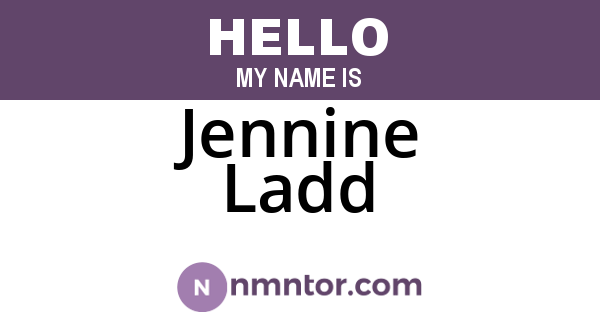 Jennine Ladd