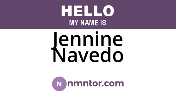Jennine Navedo
