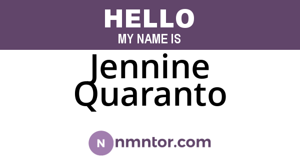 Jennine Quaranto