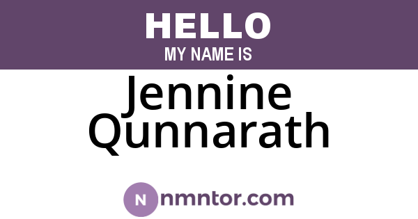 Jennine Qunnarath