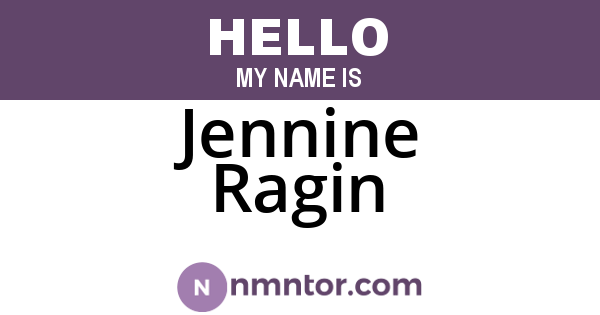 Jennine Ragin