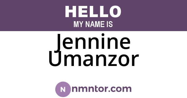 Jennine Umanzor
