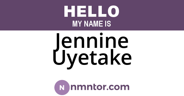 Jennine Uyetake