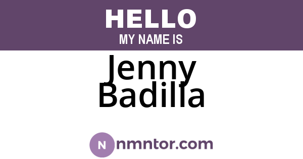 Jenny Badilla