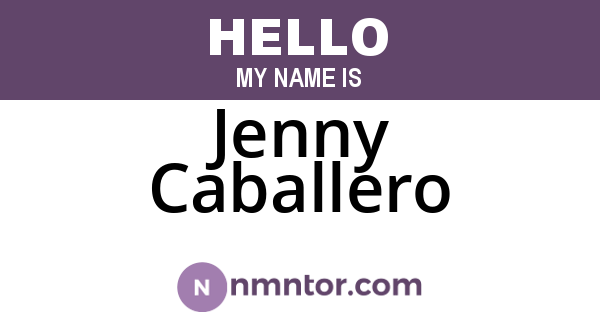 Jenny Caballero