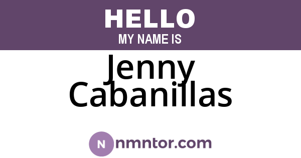 Jenny Cabanillas