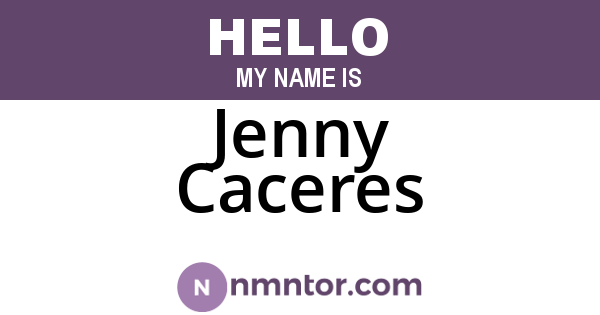 Jenny Caceres