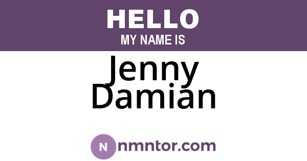Jenny Damian