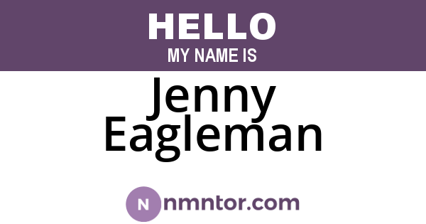 Jenny Eagleman