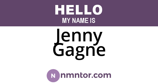 Jenny Gagne