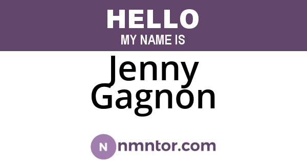 Jenny Gagnon