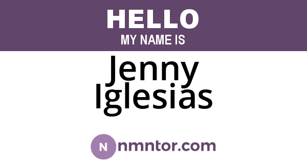 Jenny Iglesias