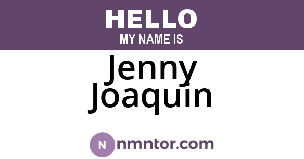 Jenny Joaquin
