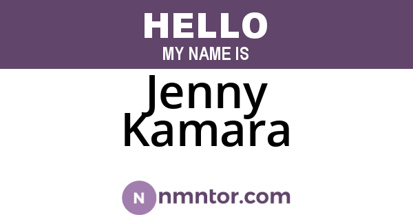 Jenny Kamara