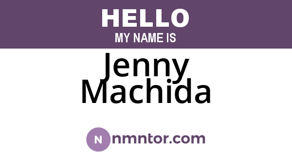 Jenny Machida