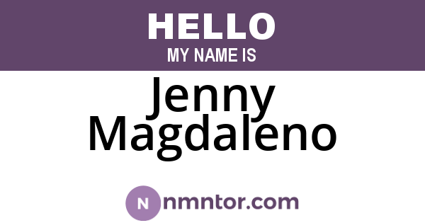 Jenny Magdaleno