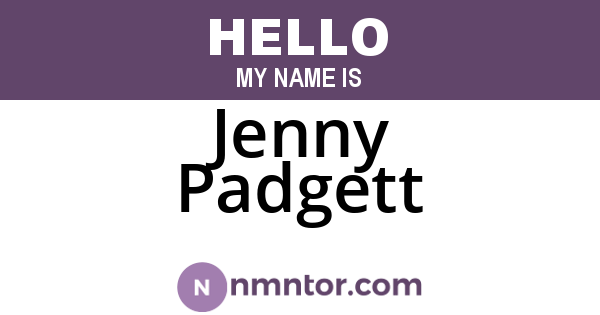 Jenny Padgett