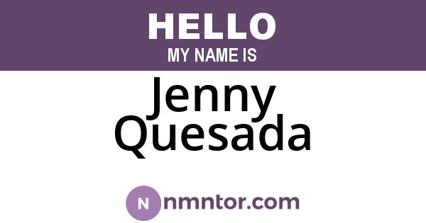Jenny Quesada