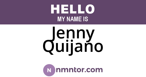 Jenny Quijano