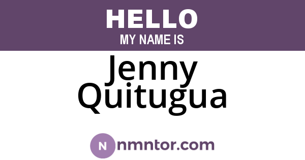 Jenny Quitugua