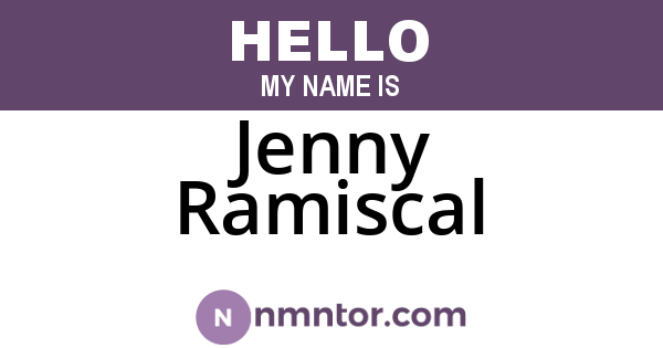 Jenny Ramiscal