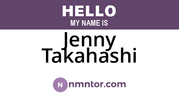 Jenny Takahashi
