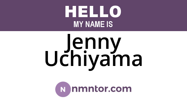 Jenny Uchiyama