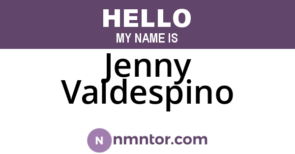 Jenny Valdespino