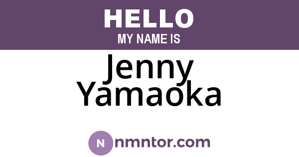 Jenny Yamaoka