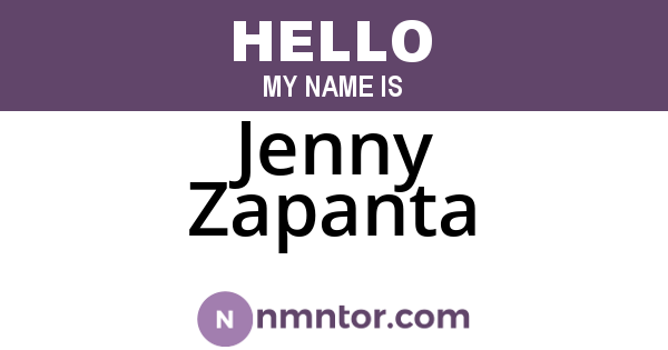 Jenny Zapanta